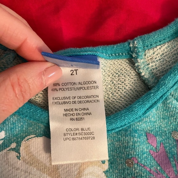 ✨ 3 for $20✨ Elsa Frozen Disney Girl Set size 2T - Picture 2 of 2